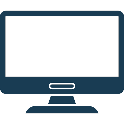 Ikon af computerskærm